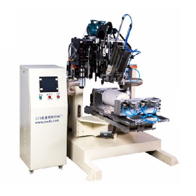 Three-axis, Two-drill and one-plant cylinder brush machine