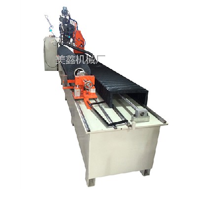 Abrasive wire drilling and wool planting machine