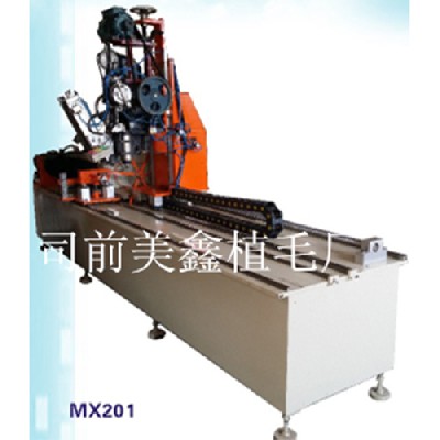 Two-Axis High Speed Round Bar Brush Drilling and Growing Machine